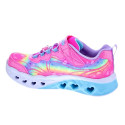 Zapatillas Skechers zapatos Niña modelo Flutter Heart Rosa Velcro