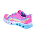 Zapatillas Skechers zapatos Niña modelo Flutter Heart Rosa Velcro