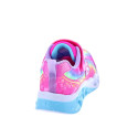 Zapatillas Skechers zapatos Niña modelo Flutter Heart Rosa Velcro