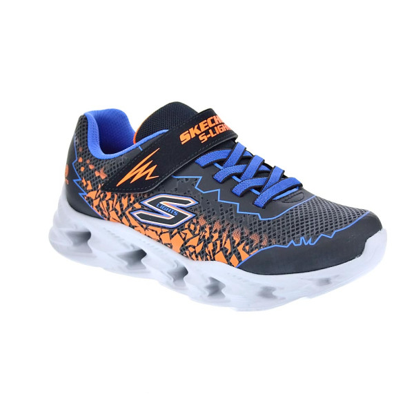 Zapatillas Skechers zapatos Niño modelo Vortex 2.0 Azul Velcro