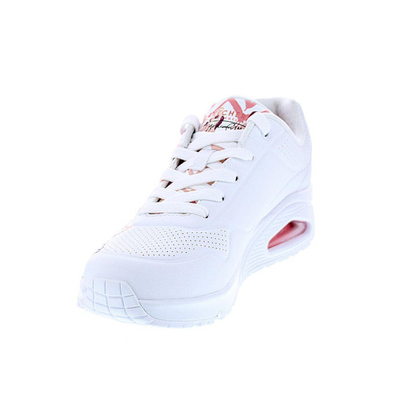 Zapatillas Skechers zapatos Mujer modelo Uno Spread Blanco Cordón