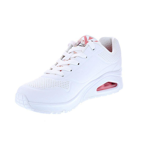 Zapatillas Skechers zapatos Mujer modelo Uno Spread Blanco Cordón