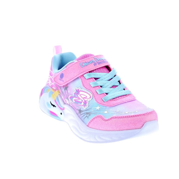 Zapatillas Skechers zapatos Niña modelo Unicorn Drems Rosa Velcro
