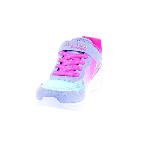 Zapatillas Skechers zapatos Niña modelo Unicorn Dreams Violeta Velcro