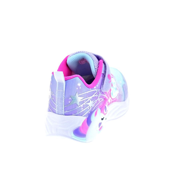 Zapatillas Skechers zapatos Niña modelo Unicorn Dreams Violeta Velcro