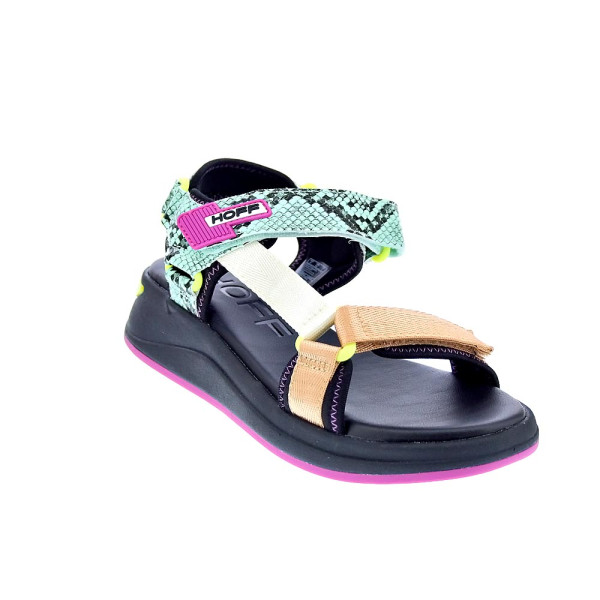 Sandalias Hoff zapatos Mujer modelo TENOS Negro Velcro