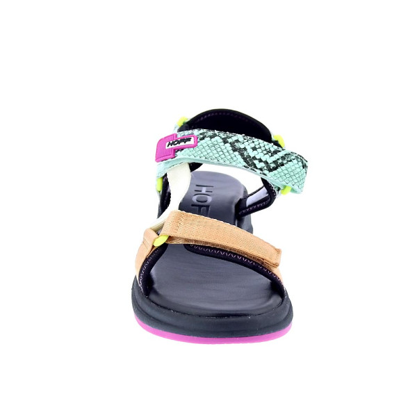 Sandalias Hoff zapatos Mujer modelo TENOS Negro Velcro