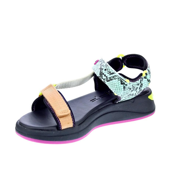 Sandalias Hoff zapatos Mujer modelo TENOS Negro Velcro