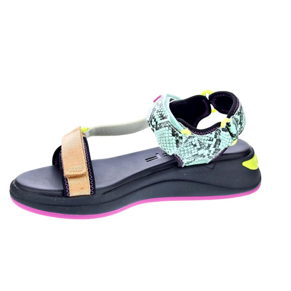 Sandalias Hoff zapatos Mujer modelo TENOS Negro Velcro