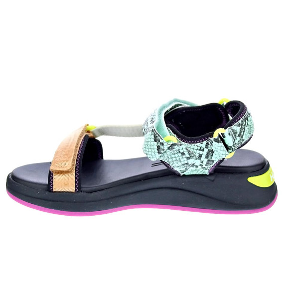 Sandalias Hoff zapatos Mujer modelo TENOS Negro Velcro