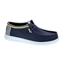 Mocasines Hey Dude zapatos Hombre modelo Wally Letterman Negro Cordón