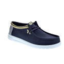 Mocasines Hey Dude zapatos Hombre modelo Wally Letterman Negro Cordón