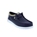 Mocasines Hey Dude zapatos Hombre modelo Wally Letterman Negro Cordón