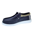 Mocasines Hey Dude zapatos Hombre modelo Wally Letterman Negro Cordón