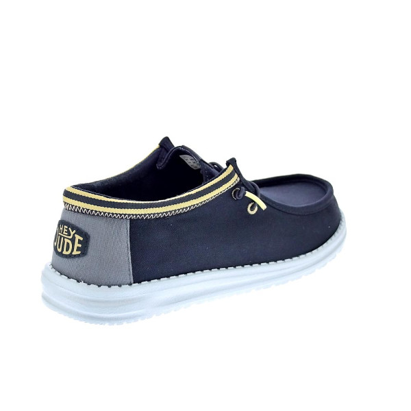 Mocasines Hey Dude zapatos Hombre modelo Wally Letterman Negro Cordón