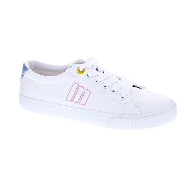 Zapatillas Mtng zapatos Mujer modelo Murri Blanco Cordón
