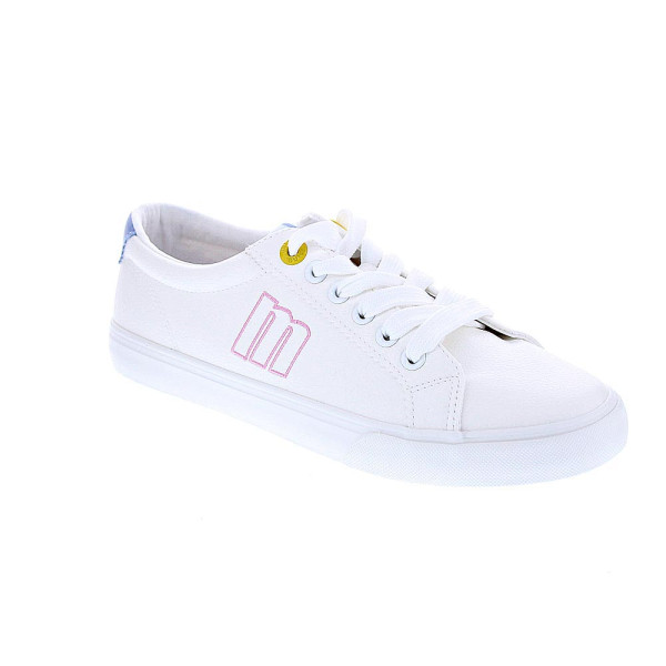 Zapatillas Mtng zapatos Mujer modelo Murri Blanco Cordón