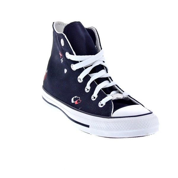 Zapatillas botas Converse zapatos Mujer modelo Chuck Taylor Negro Cordón