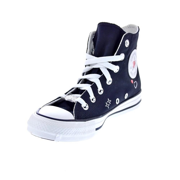 Zapatillas botas Converse zapatos Mujer modelo Chuck Taylor Negro Cordón