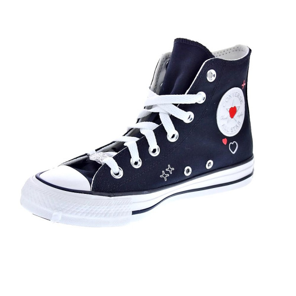 Zapatillas botas Converse zapatos Mujer modelo Chuck Taylor Negro Cordón