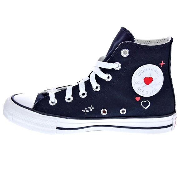 Zapatillas botas Converse zapatos Mujer modelo Chuck Taylor Negro Cordón