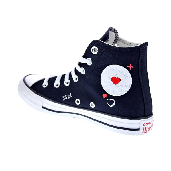 Zapatillas botas Converse zapatos Mujer modelo Chuck Taylor Negro Cordón