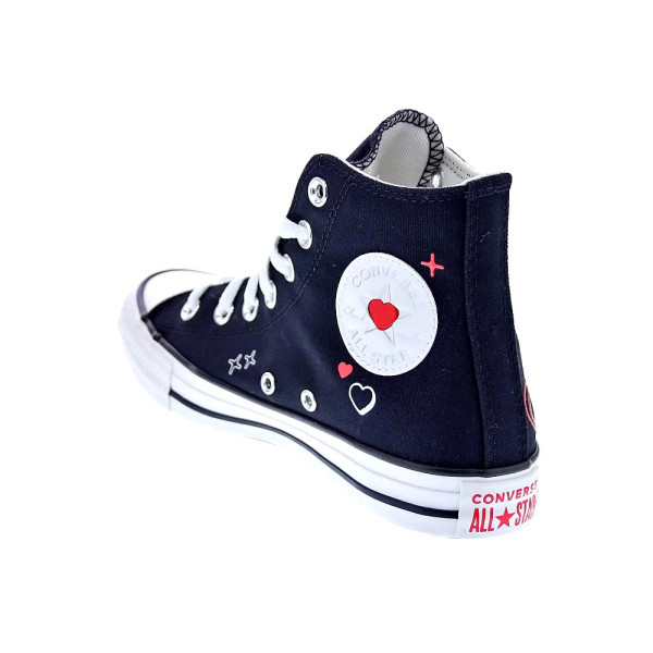 Zapatillas botas Converse zapatos Mujer modelo Chuck Taylor Negro Cordón