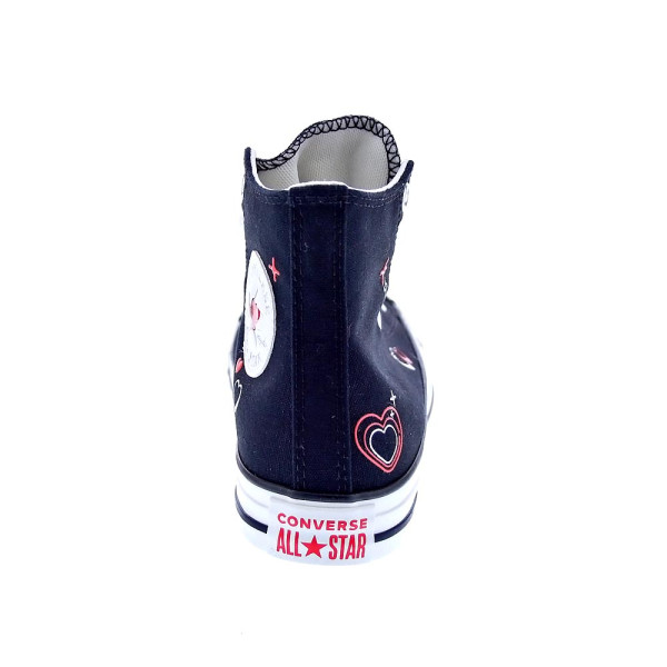 Zapatillas botas Converse zapatos Mujer modelo Chuck Taylor Negro Cordón