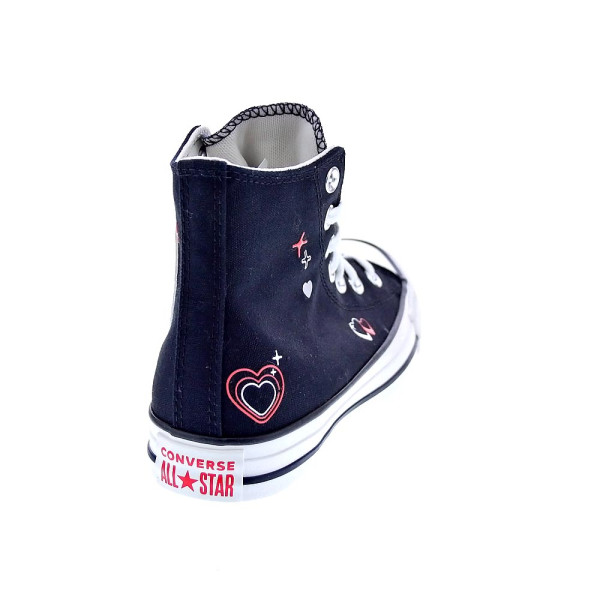 Zapatillas botas Converse zapatos Mujer modelo Chuck Taylor Negro Cordón