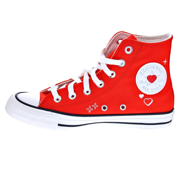 Zapatillas botas Converse zapatos Mujer modelo Chuck Taylor Rojo Cordón