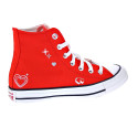 Zapatillas botas Converse zapatos Mujer modelo Chuck Taylor Rojo Cordón