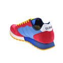 Zapatillas Sun68 AX zapatos Hombre modelo Jaki Bicolor Rojo Cordón