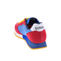 Zapatillas Sun68 AX zapatos Hombre modelo Jaki Bicolor Rojo Cordón
