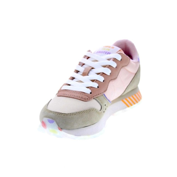 Zapatillas Sun68 AX zapatos Mujer modelo Ally Candy Cane Blanco Cordón