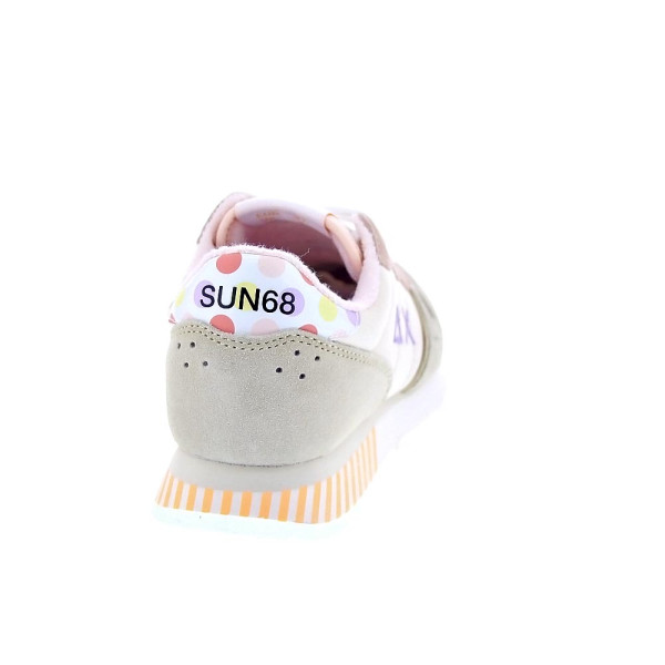 Zapatillas Sun68 AX zapatos Mujer modelo Ally Candy Cane Blanco Cordón