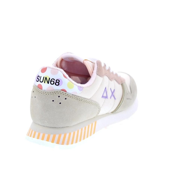 Zapatillas Sun68 AX zapatos Mujer modelo Ally Candy Cane Blanco Cordón