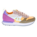 Zapatillas Sun68 AX zapatos Mujer modelo Stargirl Multicolor Naranja Cordón
