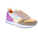 Zapatillas Sun68 AX zapatos Mujer modelo Stargirl Multicolor Naranja Cordón