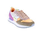 Zapatillas Sun68 AX zapatos Mujer modelo Stargirl Multicolor Naranja Cordón