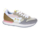 Zapatillas Sun68 AX zapatos Mujer modelo Stargirl Multicolor Blanco Cordón