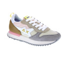 Zapatillas Sun68 AX zapatos Mujer modelo Stargirl Multicolor Blanco Cordón