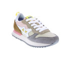 Zapatillas Sun68 AX zapatos Mujer modelo Stargirl Multicolor Blanco Cordón