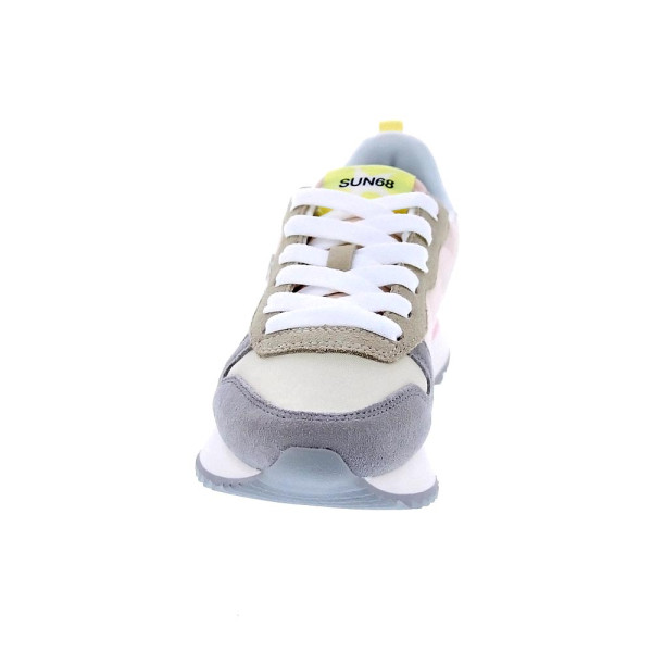 Zapatillas Sun68 AX zapatos Mujer modelo Stargirl Multicolor Blanco Cordón