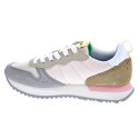 Zapatillas Sun68 AX zapatos Mujer modelo Stargirl Multicolor Blanco Cordón