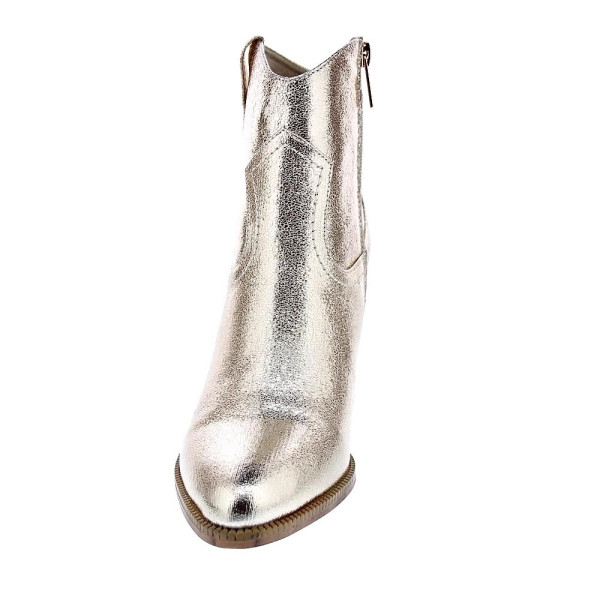 Botines Xti zapatos Mujer modelo 142330 Oro Cremallera