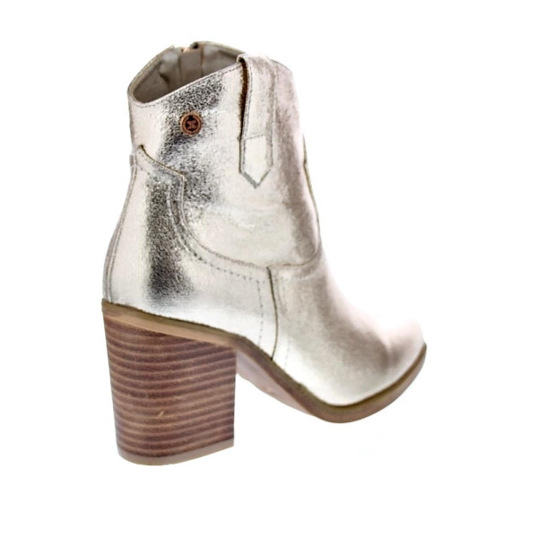 Botines Xti zapatos Mujer modelo 142330 Oro Cremallera