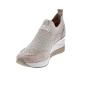 Zapatillas Xti zapatos Mujer modelo 142418 Beige Elástico