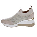 Zapatillas Xti zapatos Mujer modelo 142418 Beige Elástico
