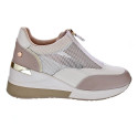 Zapatillas Xti zapatos Mujer modelo 142648 Beige Cremallera