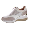 Zapatillas Xti zapatos Mujer modelo 142648 Beige Cremallera